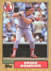 1987 Topps Baseball Cards      782     Brian Downing